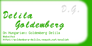 delila goldemberg business card